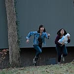 Lifetime Movie You're Not Safe Here Sarah Wisser (L) and Haskiri Velazquez (R)