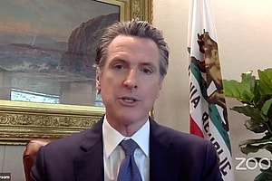 Zack Snyder Gavin Newsom Bob Iger