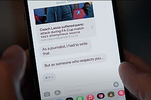 How to write text messages in a screenplay