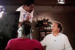 Richard Williams Checks Reporter Who Questions Venus Williams, 14, on Her Confidence