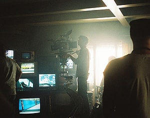 Nine Days Wyatt Garfield Edson Oda BTS Photo - Credit Kota Ishida