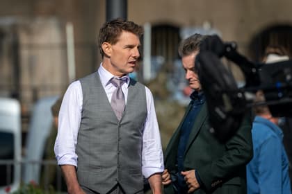 tom cruise in rome shooting mission: impossible