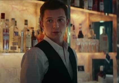 Tom Holland Uncharted bartender sebastian stan