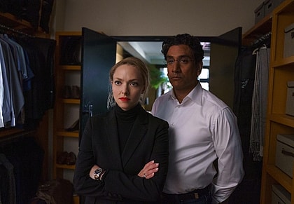 The Dropout Amanda Seyfried Elizabeth Holmes Sunny Balwani Naveen Andrews