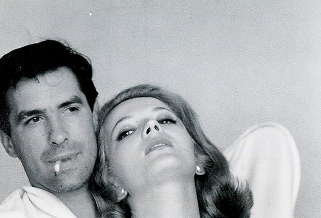 John Cassavetes with wife and frequent collaborator Gena Rowlands