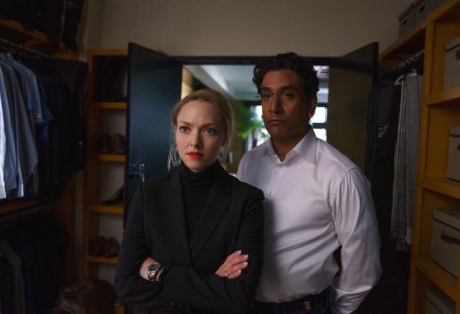 The Dropout Amanda Seyfried Elizabeth Holmes Sunny Balwani Naveen Andrews