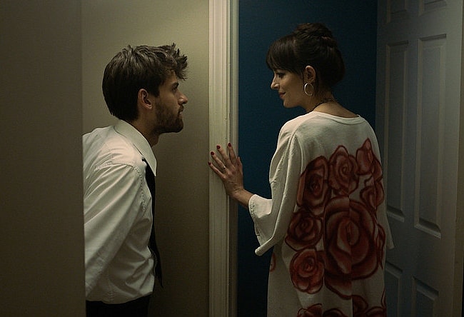 Dakota Johnson and Cooper Raiff in Cha Cha Real Smooth