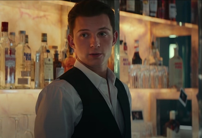 Tom Holland Uncharted bartender sebastian stan