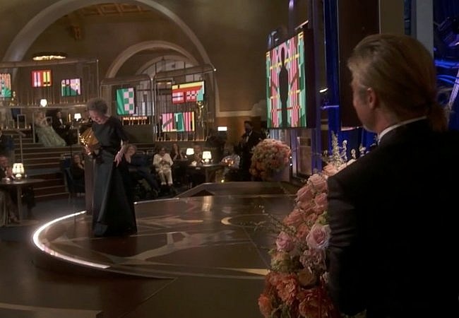 Yuh-jung Youn and Brad Pitt Oscars Minari