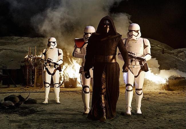 Adam Driver as Kylo Ren in Star Wars: The Force Awakens © 2015 – Lucasfilm