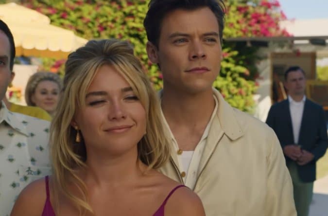 harry styles florence pugh olivia wilde don't worry darling