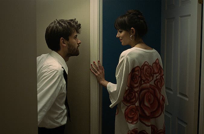 Cooper Raiff and Dakota Johnson in Cha Cha Real Smooth