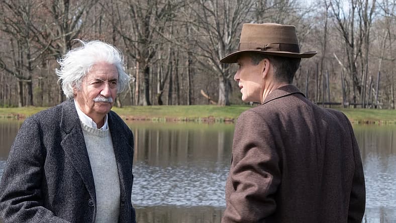 Einstein and Oppenheimer Friends in Real Life