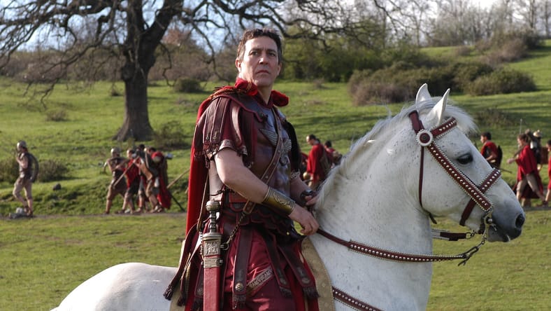 Ciaran Hinds looks back on playing Julies Caesar in Rome as the HBO series marks its 20th anniversary