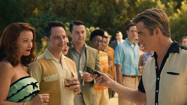 Chris Pine spit-gate don't worry darling harry styles