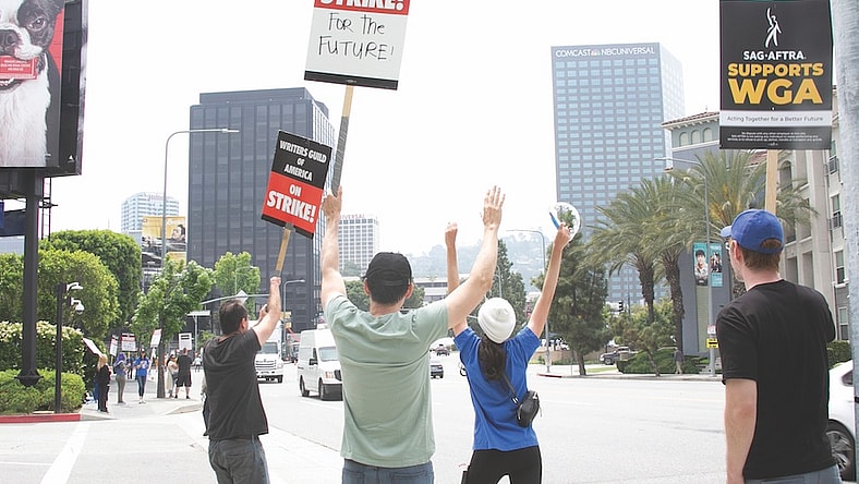 Biden Backs Striking Actors and Writers