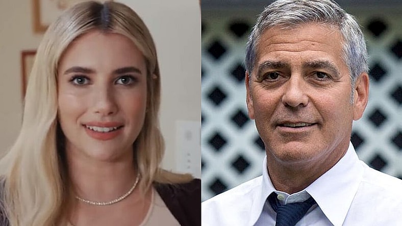 George Clooney Emma Roberts
