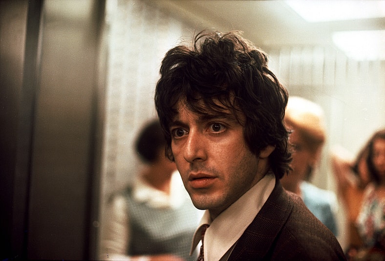 Al Pacino in Dog Day Afternoon, one of the most essential 1975 movies