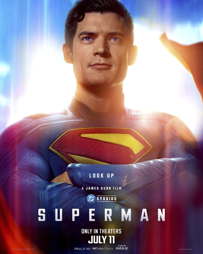 Superman trailer Superman poster