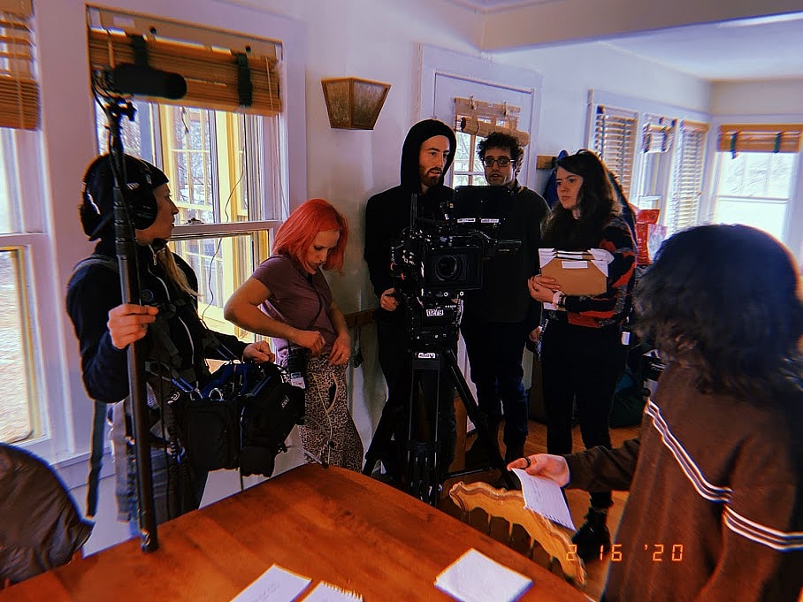 Jane Schoenbrun and crew