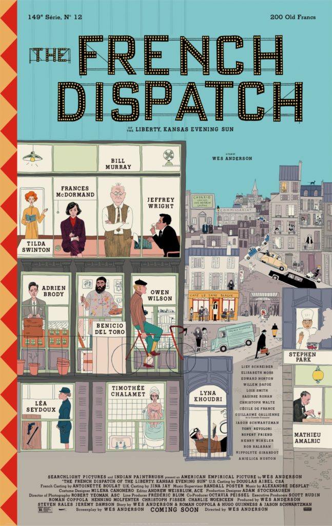 Wes Anderson French Dispatch poster