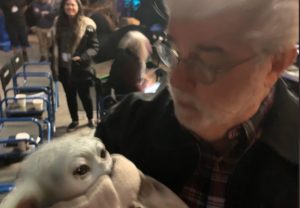 George Lucas Mandalorian Baby Yoda Marionette Land Netflix shuffle Ben Cross Chariots of Fire