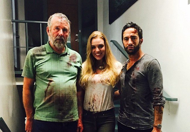 Tar movie Timothy Bottoms, Emily Peachey, Aaron Wolf and a whole lot of Tar