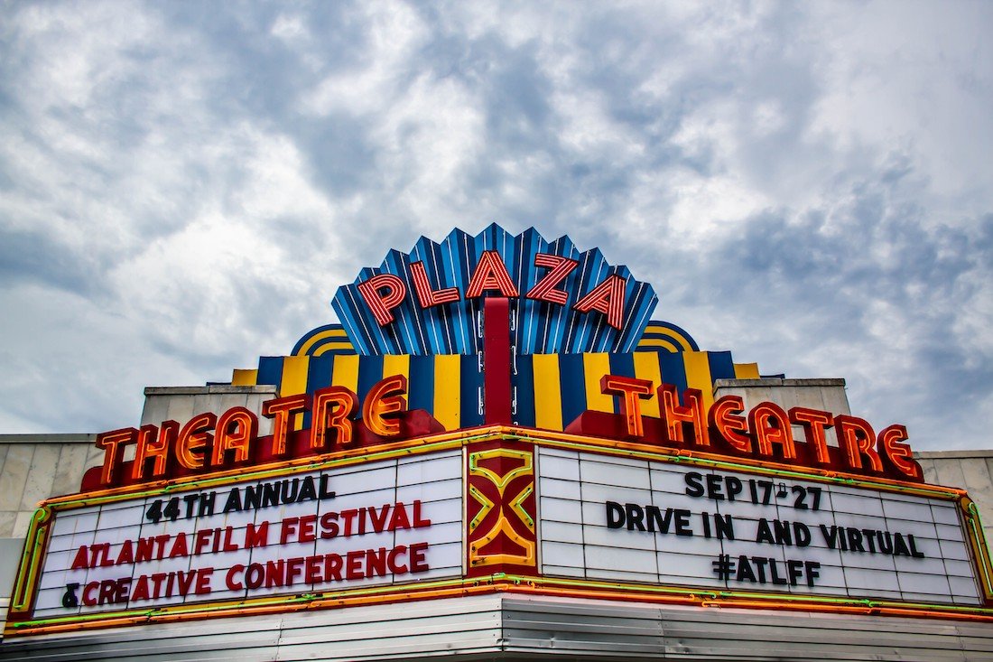 Atlanta Film Festival 2020 Marquee - Courtesy Atlanta Film Society 50 Film Festivals Worth the Entry Fee