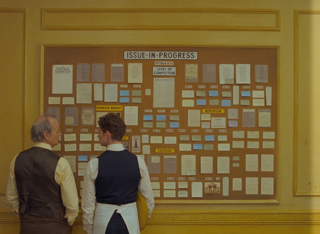 french dispatch the trial orson welles wes anderson adam stockhausen