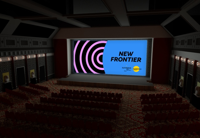 Wewnątrz statku kosmicznego New Frontier firmy Sundance, interaktywne doświadczenie XR