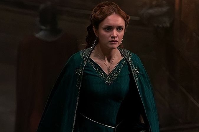 Alicent Hightower (Olivia Cooke) in House of the Dragon, the Game of Thrones prequel