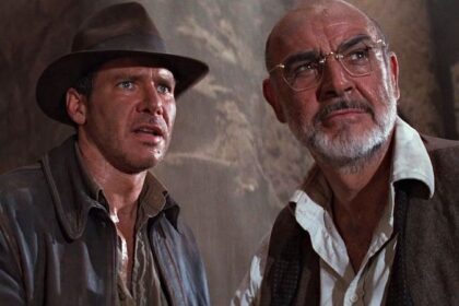 Harrison Ford and Sean Connery in Indiana Jones and the Last Crusade, a movie Quentin Tarantino considers "boring"