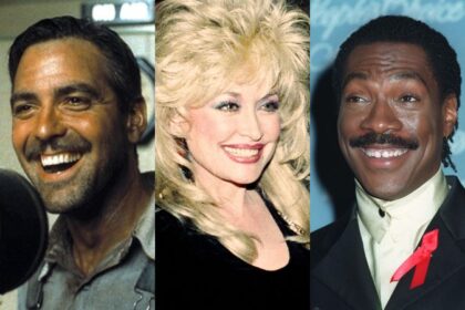 George Clooney, Dolly Parton and Eddie Murphy Boomers