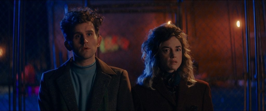 Harry Melling and Andrea Riseborough in Please Baby Please by Amanda Kramer