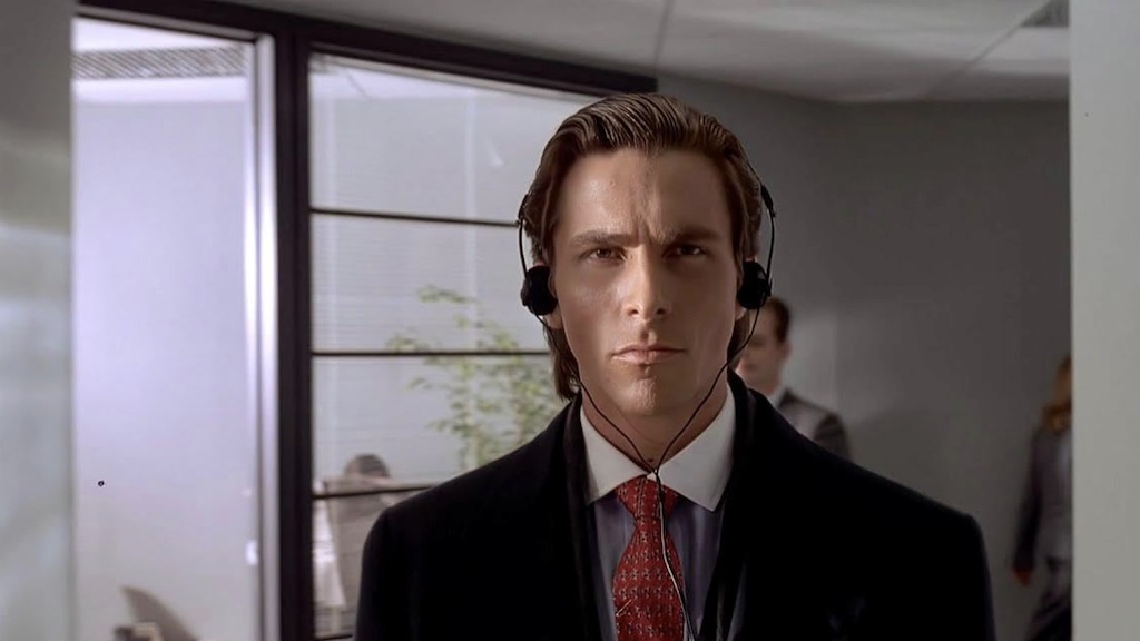 Christian Bale in American Psycho