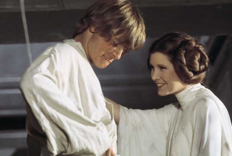 Star Wars behind the scenes Luke and Leia