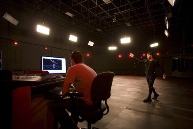 A motion capture studio at the Florida Interactive Entertainment Academy. Courtesy of University of Central Florida