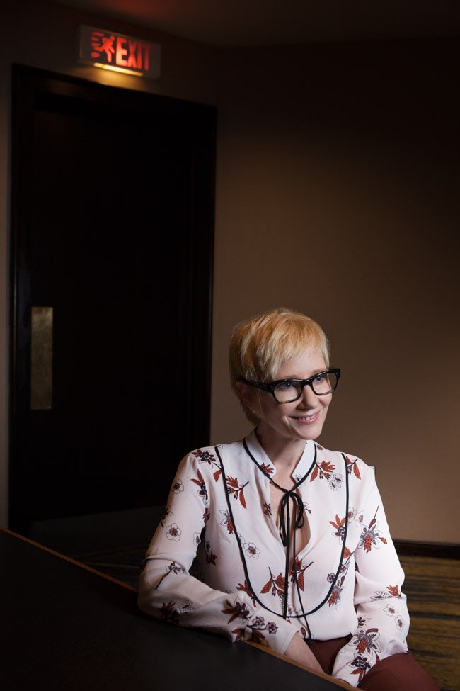 Anne Heche, star of Catfight (directed by Onur Tukel)